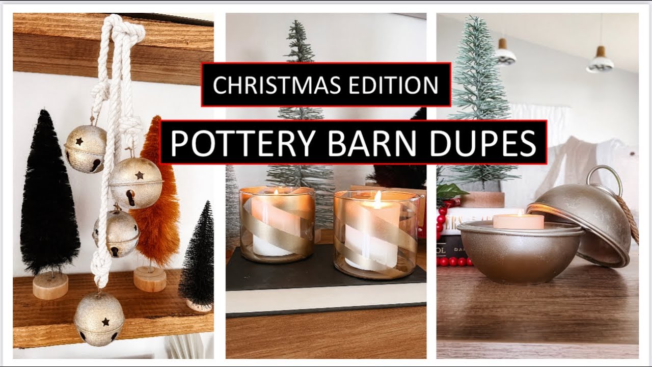 POTTERY BARN DUPES VS DOLLAR TREE STORE *Christmas Edition 2022