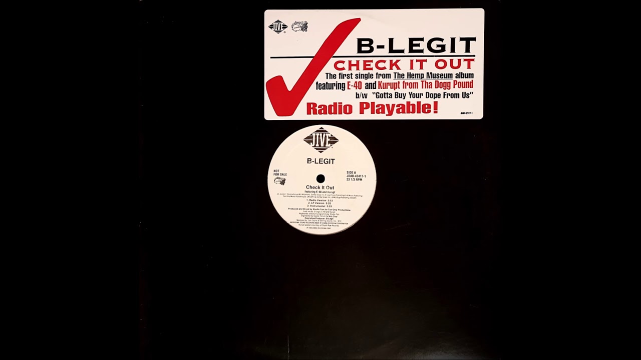 B-Legit - Check It Out (Instrumental)