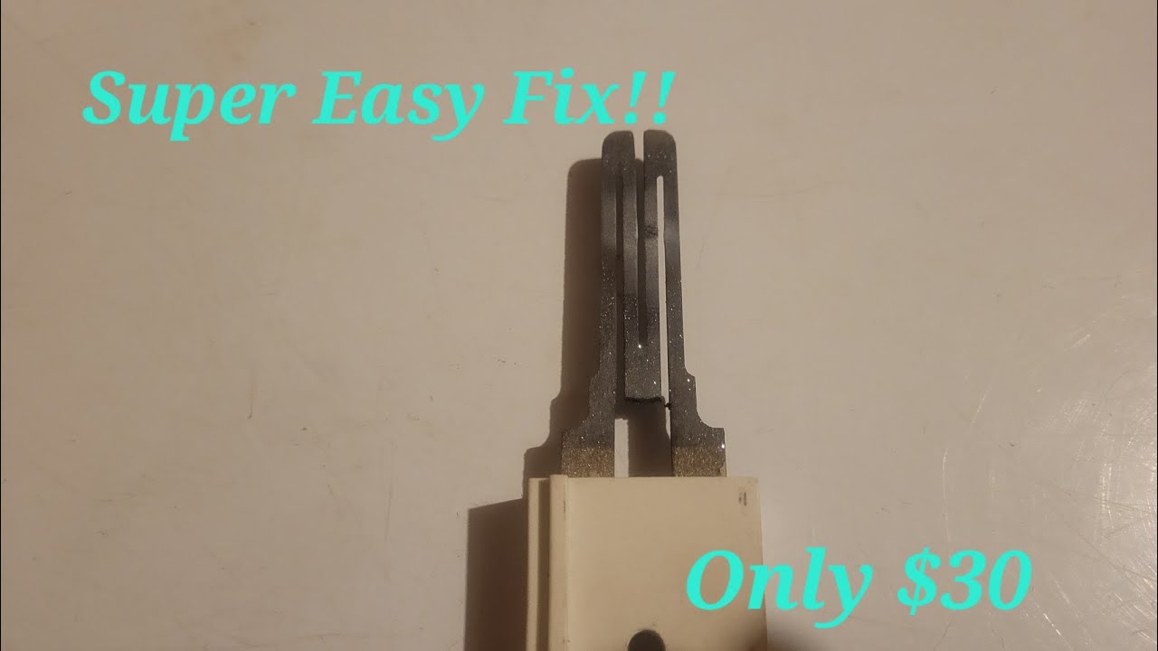 Diagnosis and replacement of igniter on a furnace.
