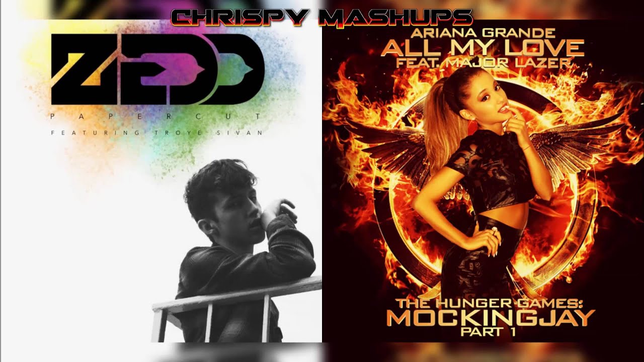 [6th day of Ari] Zedd & Major Lazer Ft. Troye Sivan & Ariana Grande - Papercut / All My Love Mashup