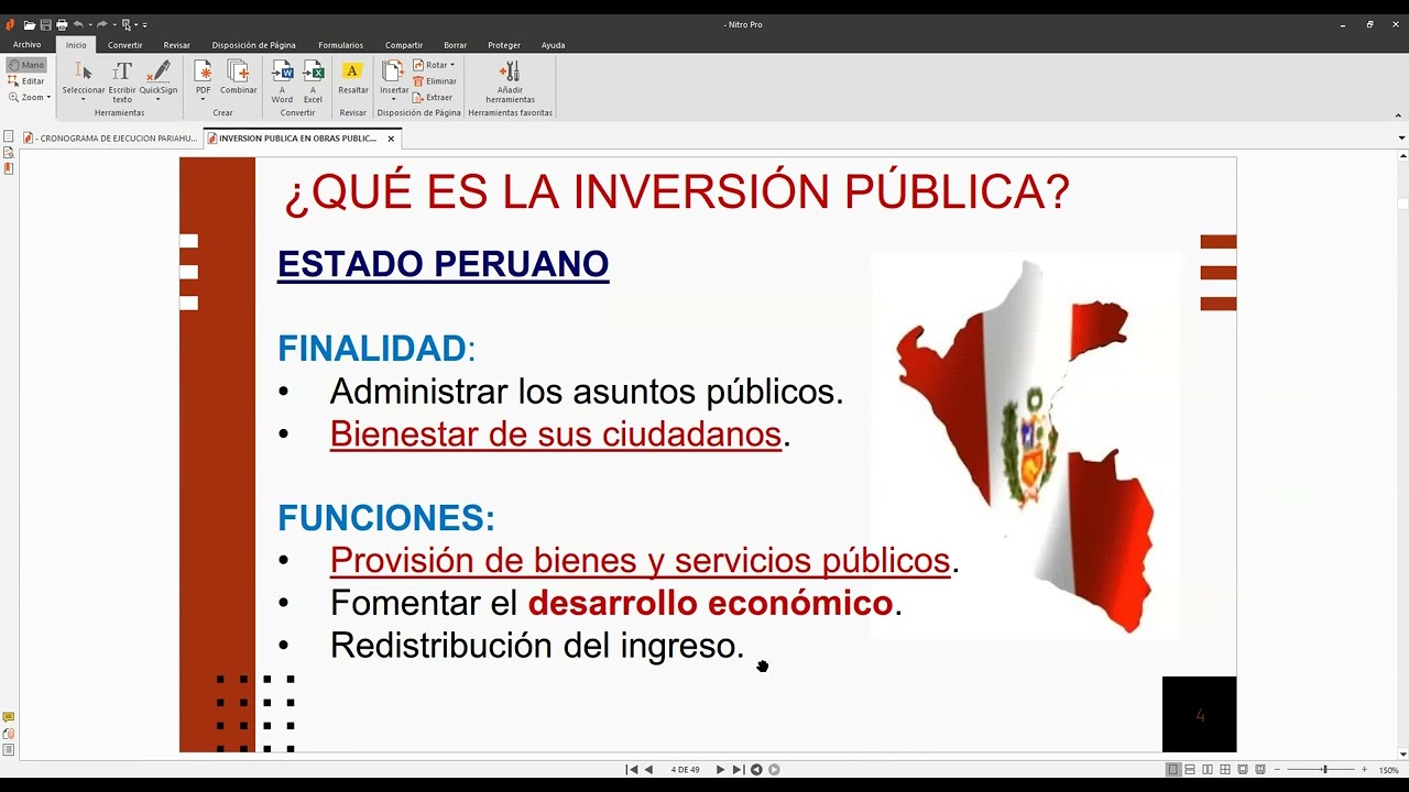 INVIERTE.PE EN OBRAS PÚBLICAS