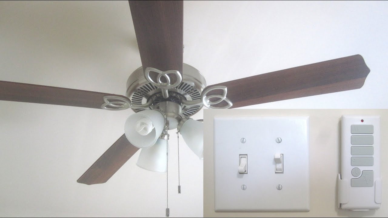 Install Remote Control for Ceiling Fan with Light