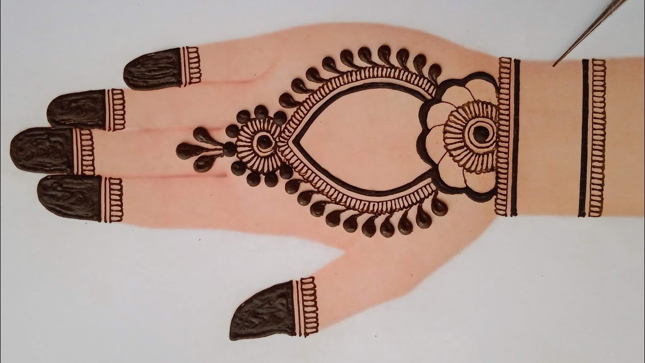 Beautiful Easy Mehndi Design |Stylish Front Hand Mehndi Design |Mehndi Ka Design