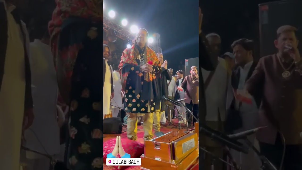 Hamsar Hayat Nizami ji Sai Sandhya Eant video Gulabi Bagh Delhi