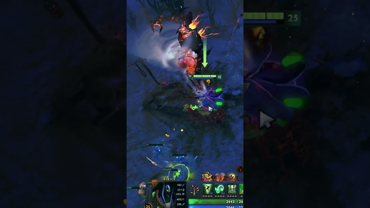 Рубик показал Сфу как надо #dota2 #dota2fun