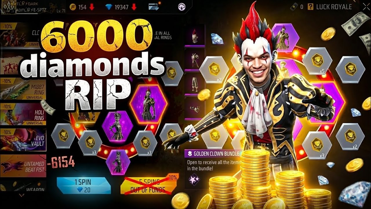 Событие «Клоунское кольцо» 😍 Новое событие «Кольцо» в Free Fire 🥵 | 6000 алмазов 💎 Почи Маккале 🤯