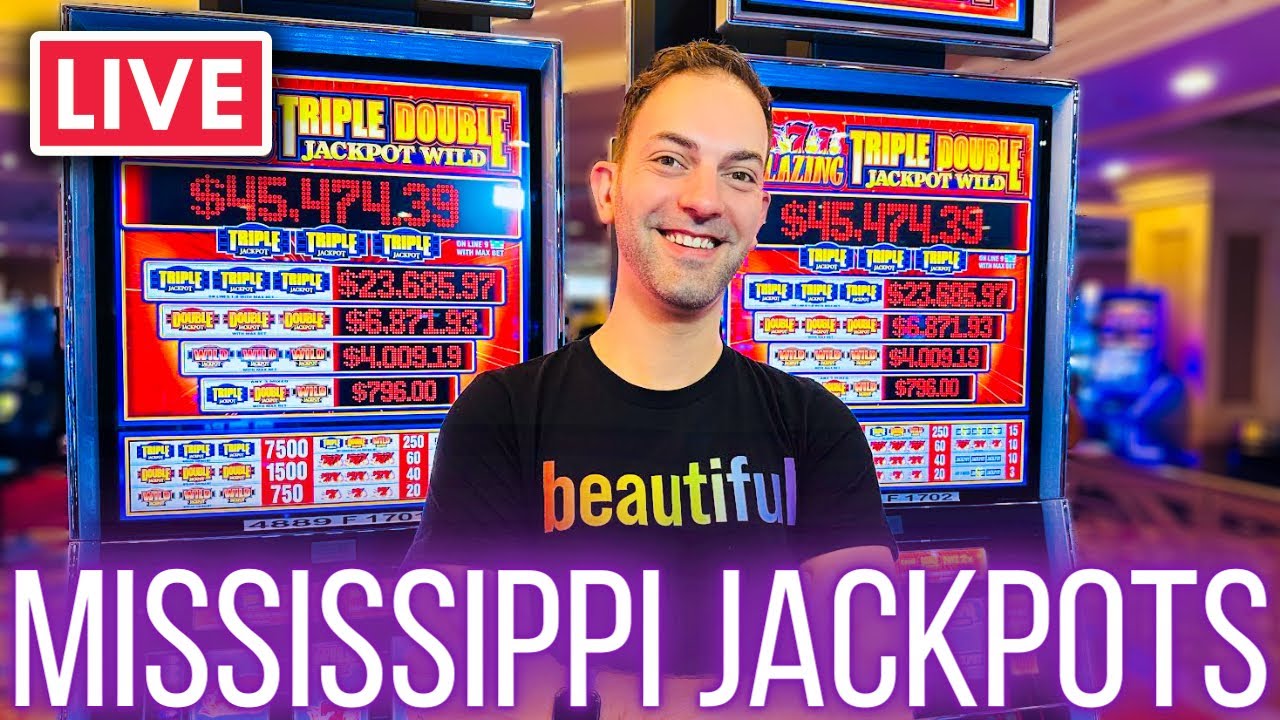 🔴 LIVE Chasing our BIGGEST JACKPOTS at Hollywood Gulf Coast 🎰 Mississippi