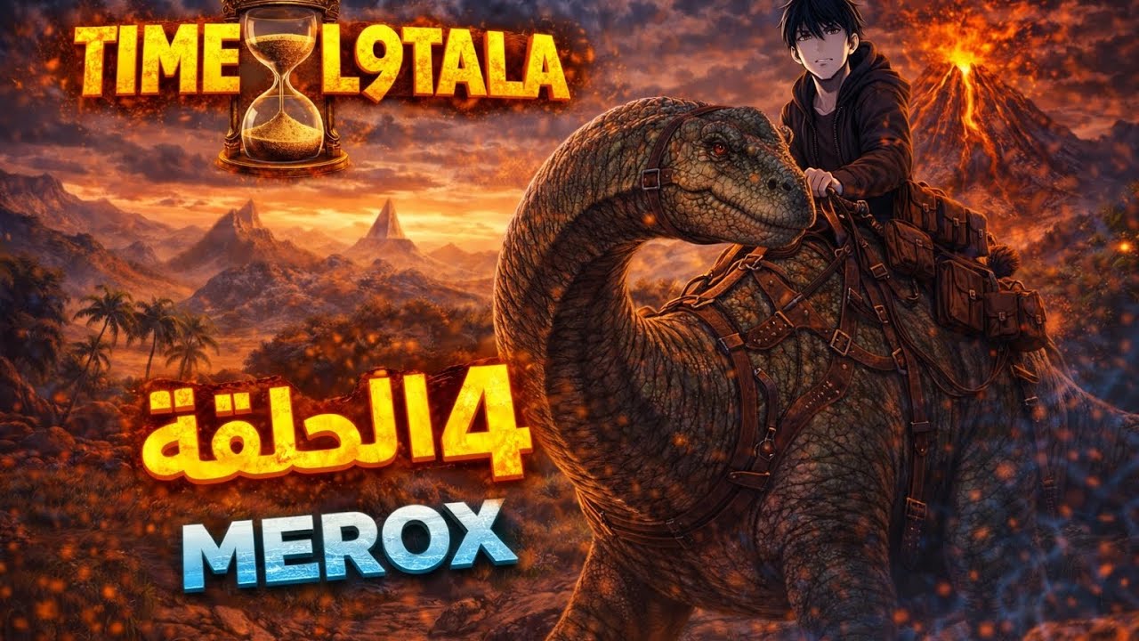 الحلقة الرابعة من |🥷TIME L9ATALA|ترويض اضخم ديناصور 🦕 بي صفات خارقة ☢️
