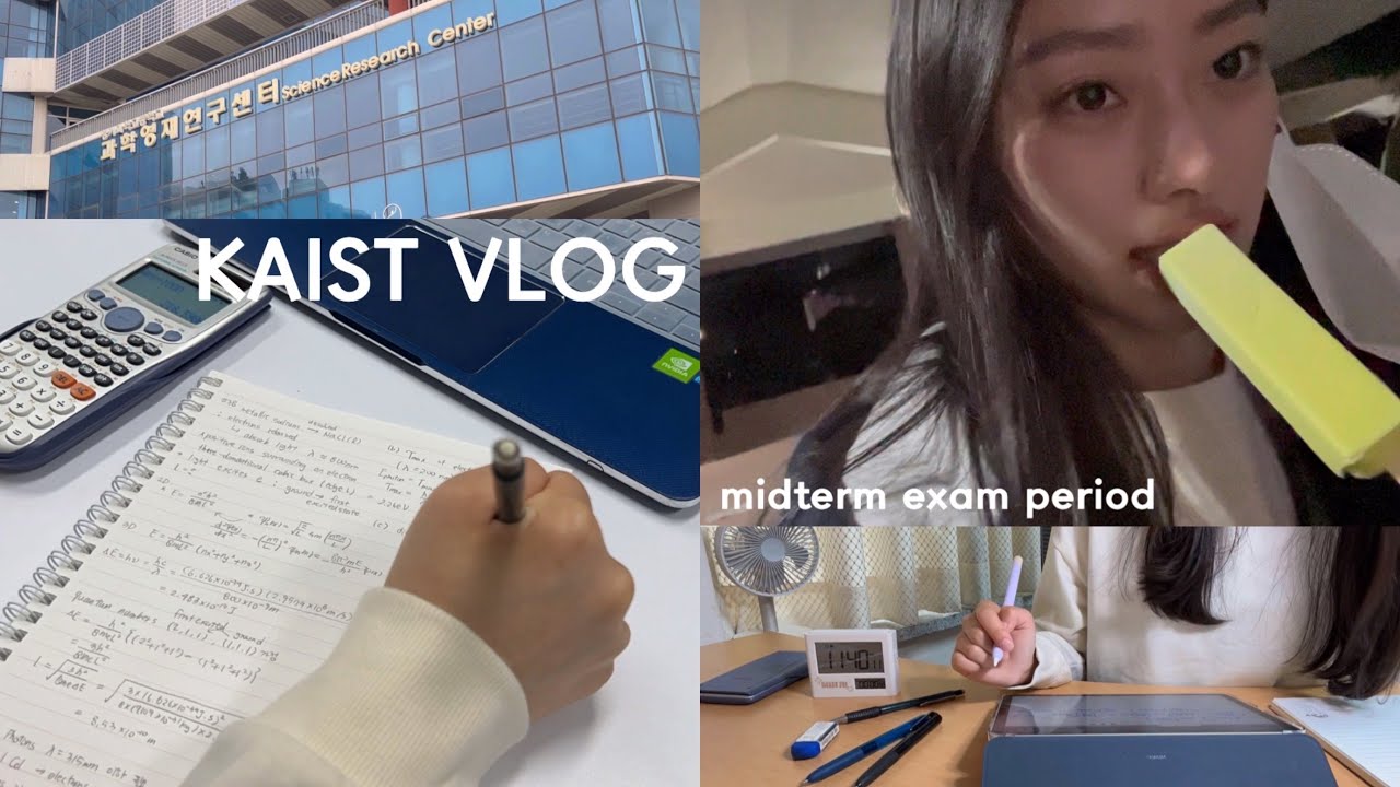 eng) 카이스트 새내기 첫 중간고사 브이로그🔥 +시험 끝나고 모교(경기과학고) 방문 | KAIST vlog