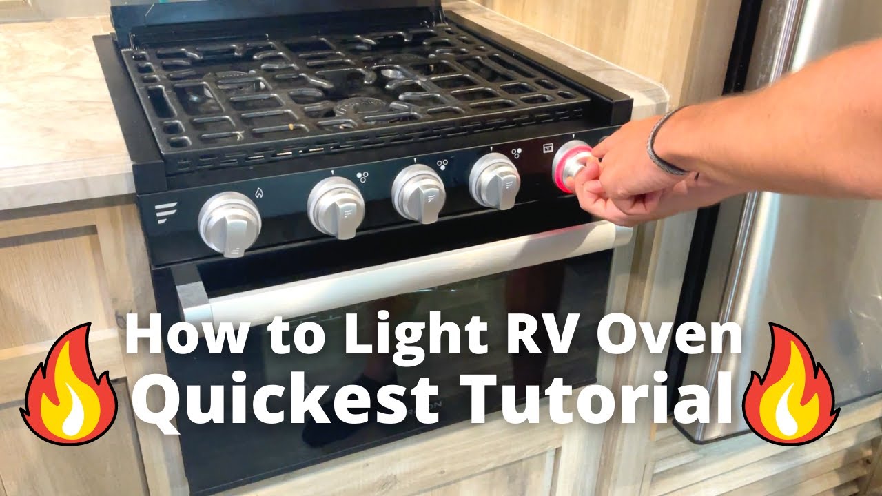 How to Light Furrion RV Oven - Quick 1-min Tutorial