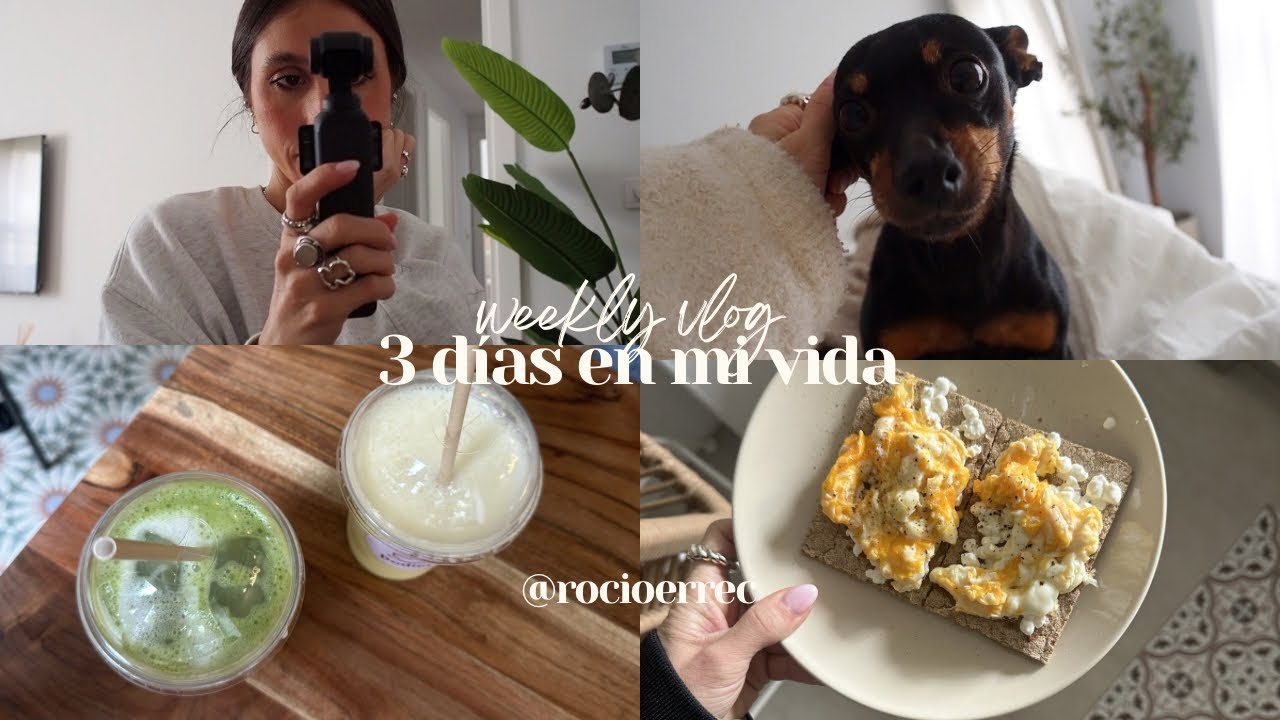 vlog 72h || trabajo, gimnasio, matcha con amiga en cafetería nueva y probando la OSMO pocket 3 🍵📷