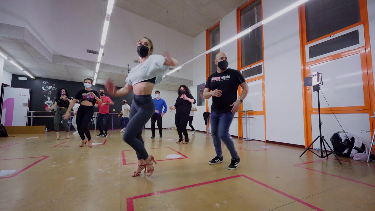 Antonio and Inma&acute;s dynamic on 2 workshop @ Carmen Romero Dance Studio