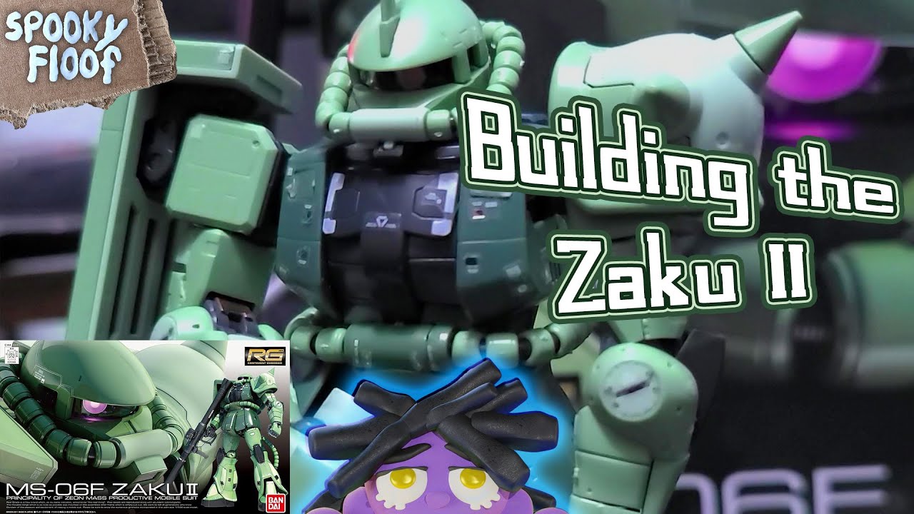 RG MS- 06f Zaku II build / Channel Update 🤖