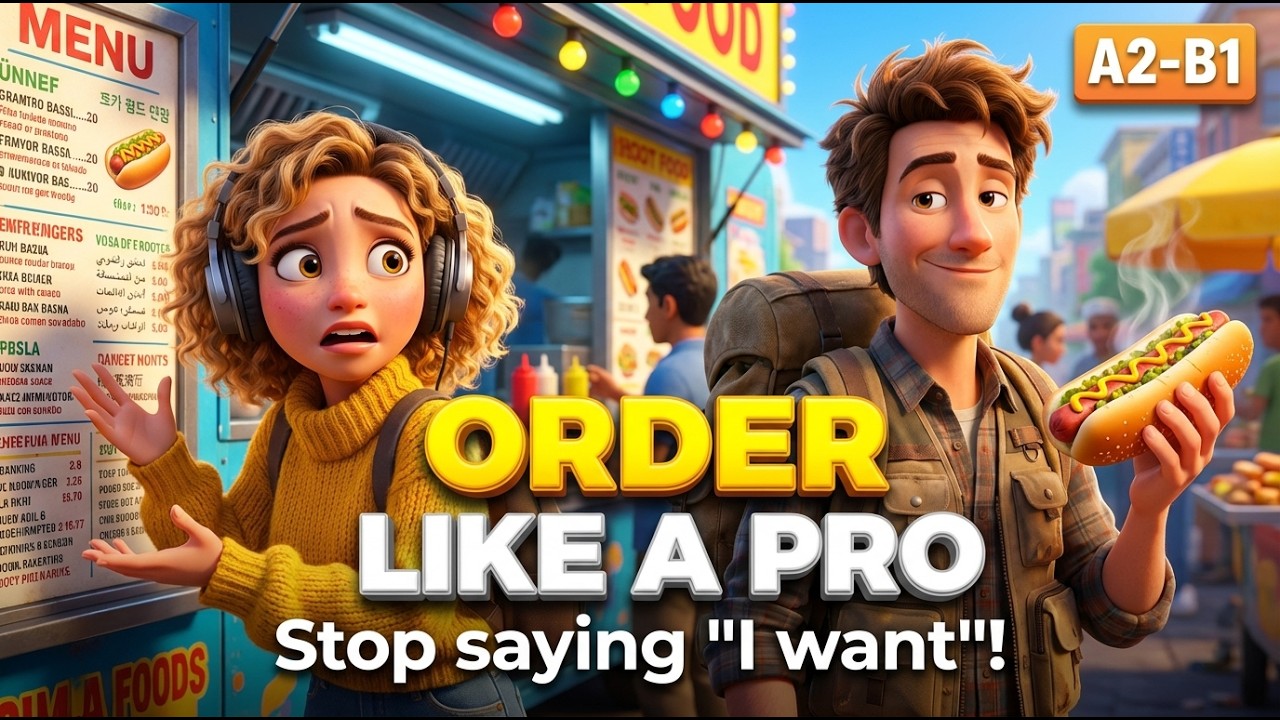 Ordering Food in English: Don't Panic & Speak Confidently | Real Conversation