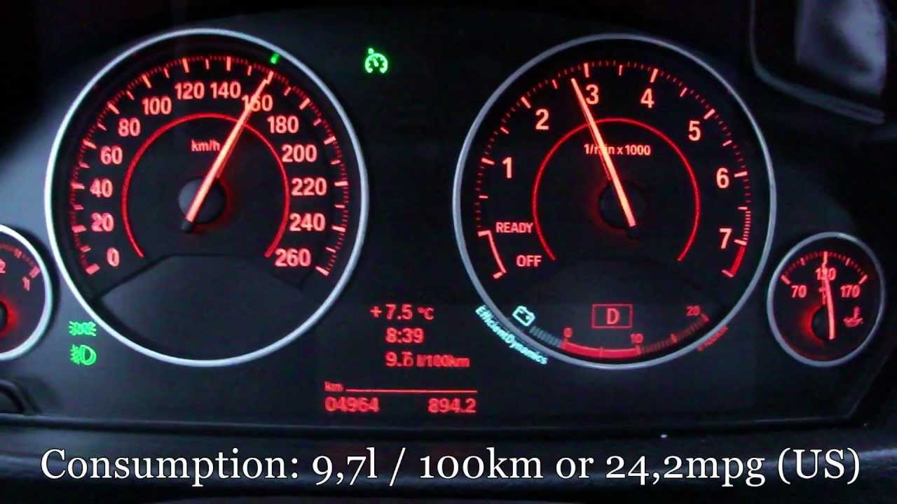 2013 BMW 335i Fuel Consumption Test