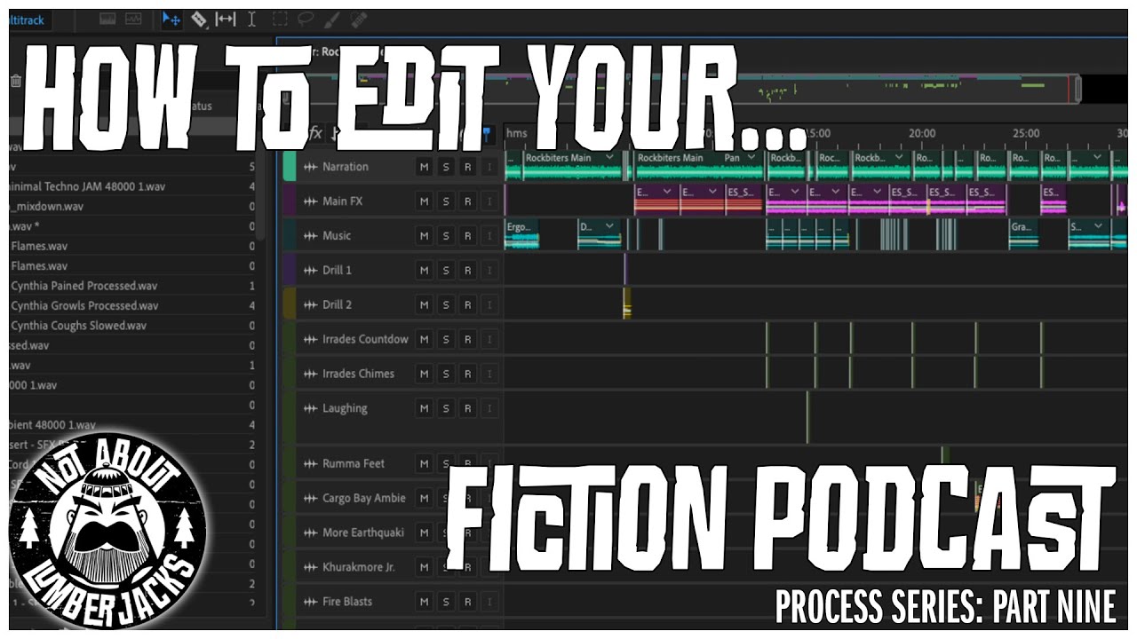 How to Edit Your Fiction Podcast
