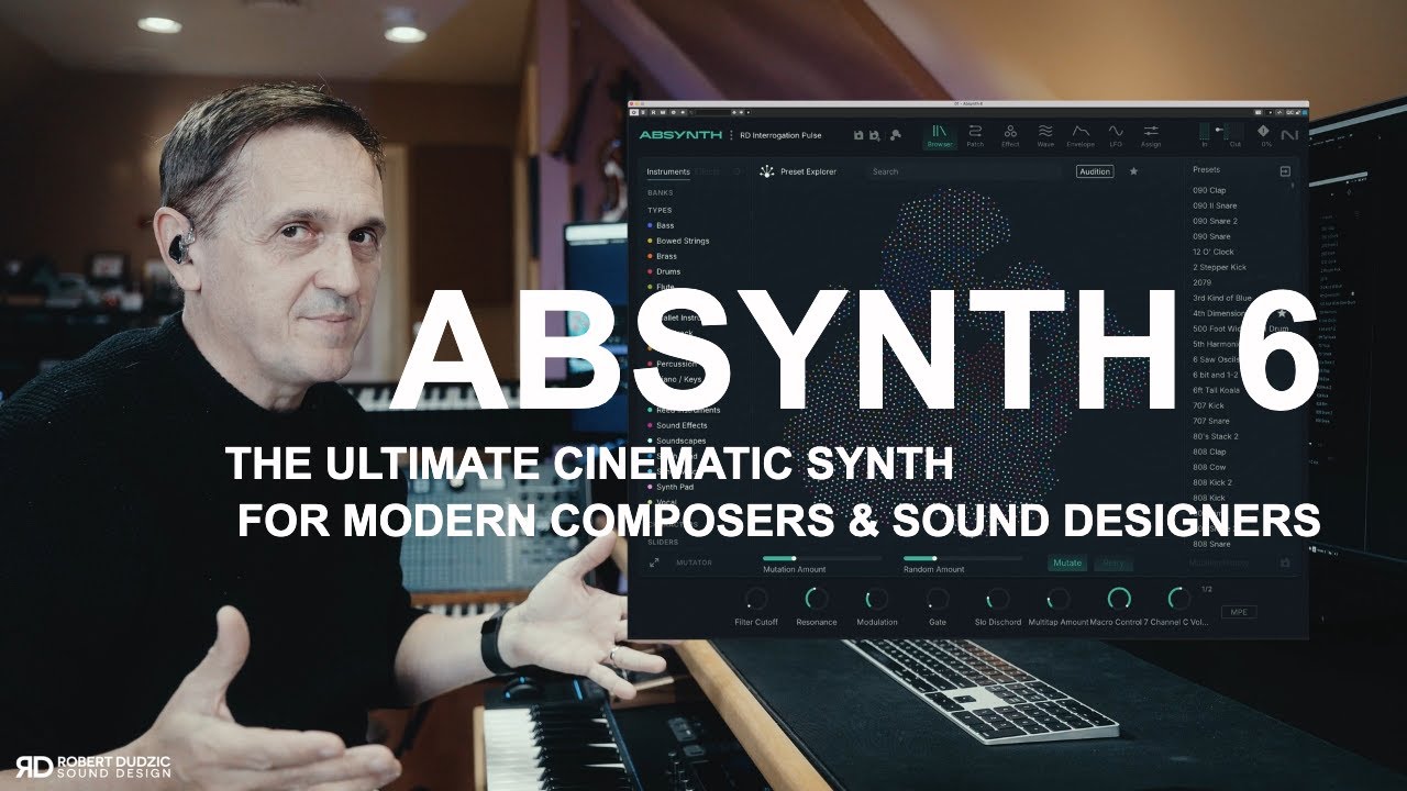 ABSYNTH 6 – Идеальный кинематографический синтезатор для современных композиторов и звукорежиссер...