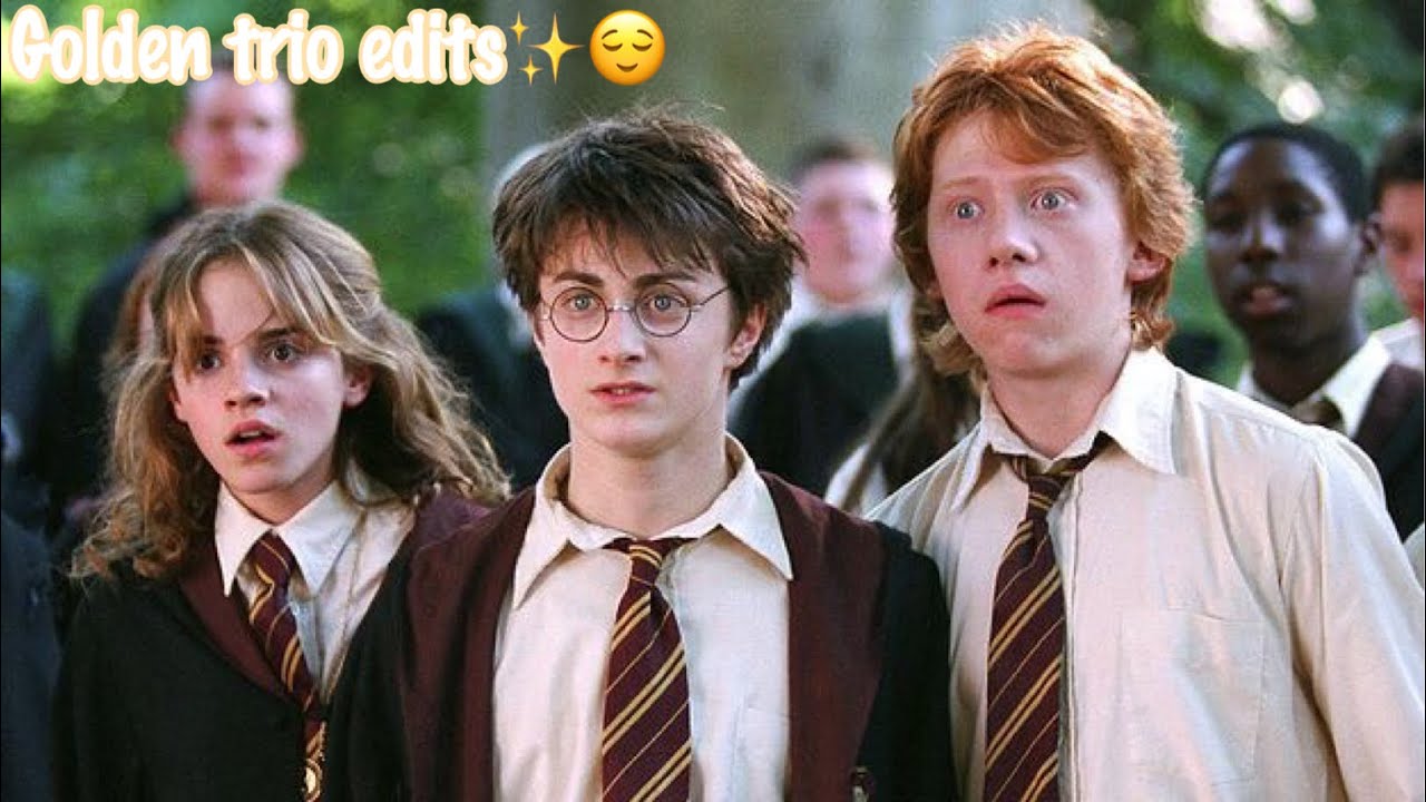 Golden Trio Edits✨(Harry⚡️,Hermione✨ & Ron⭐️)that will make u happy😌