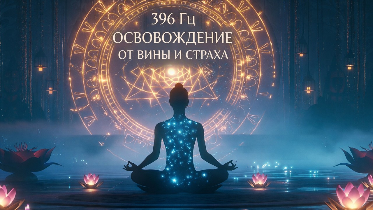 396 Гц Удаление Внутренних Блоков, Освобождение от Вины и Страха | Преобразование Печали в Радость