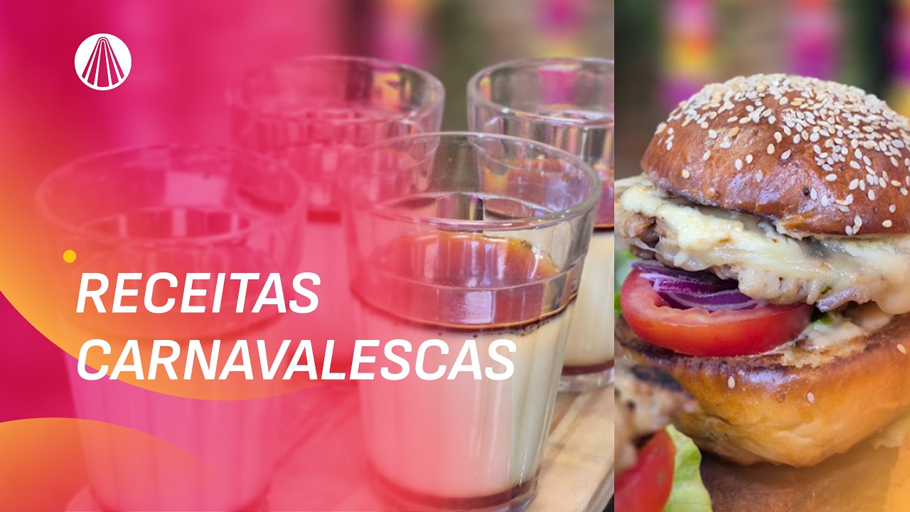 HAMBURGUER MEDITERRÂNEO | PUDIM NO COPO AMERICANO | Sabor de Vida