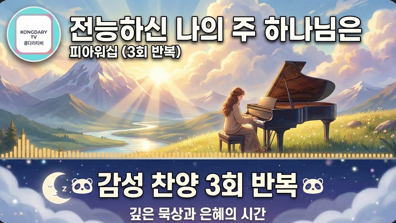 [Repeat] 전능하신 나의 주 하나님은 (F.I.A-ver) - 피아워십 | 잔잔한 찬양 연속듣기