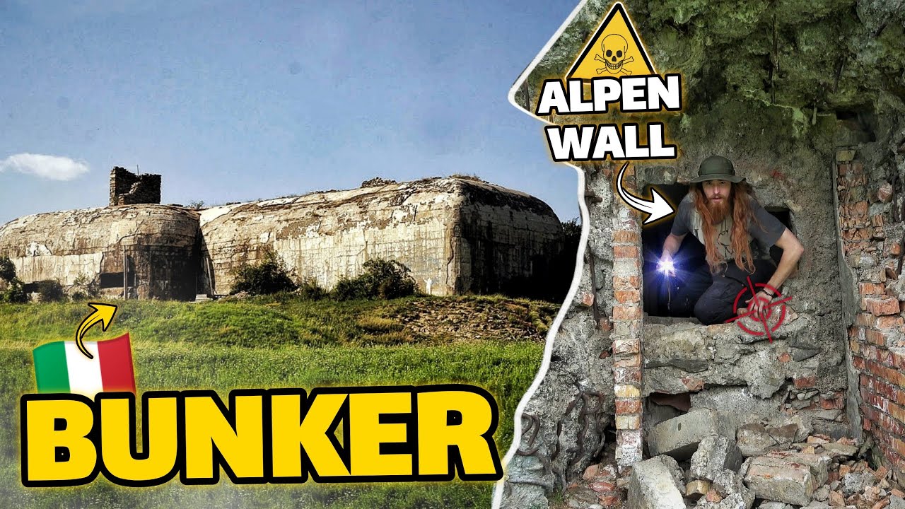 wir KRIECHEN durch enge Löcher in Hochbunker😰+ Bunker23 als ZUHAUSE?! | Lost Place Doku Alpenwall