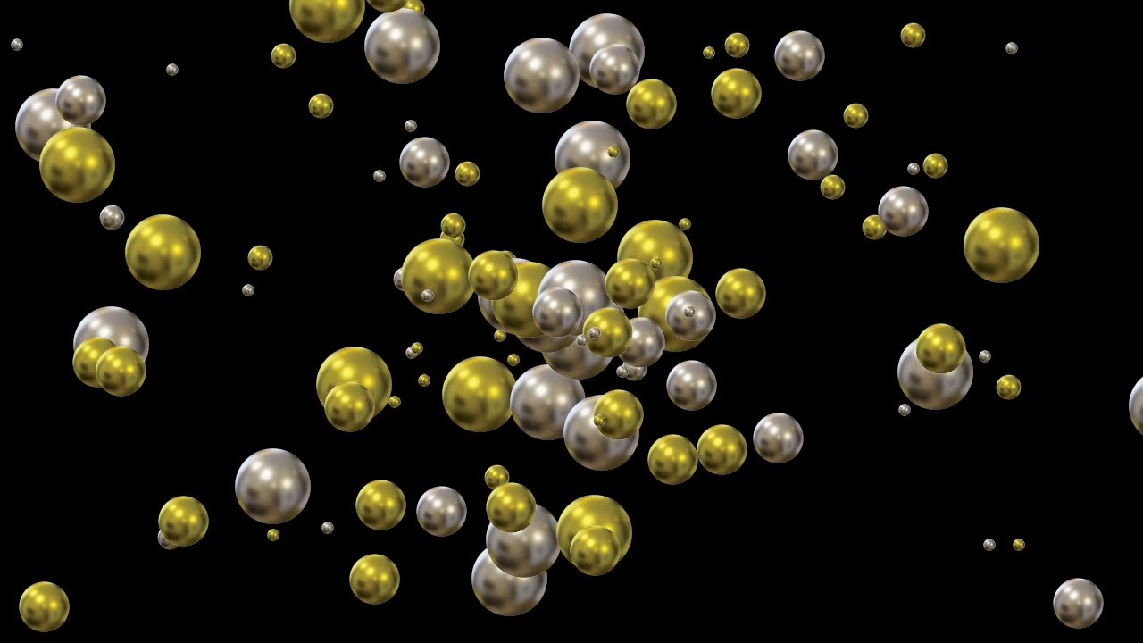 Metallic ball vortex - satisfying Animation