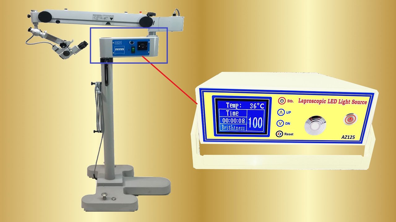 LED LIGHT SOURCE for replacement of old halogen/xenon source for  microscope