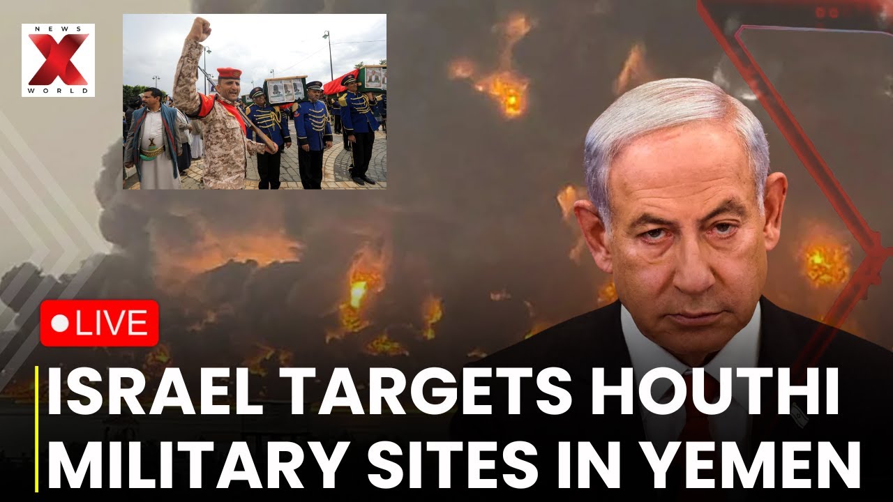 Israel Strikes Hodeidah Port LIVE: Targets Houthi Military Site in Yemen | NewsX World