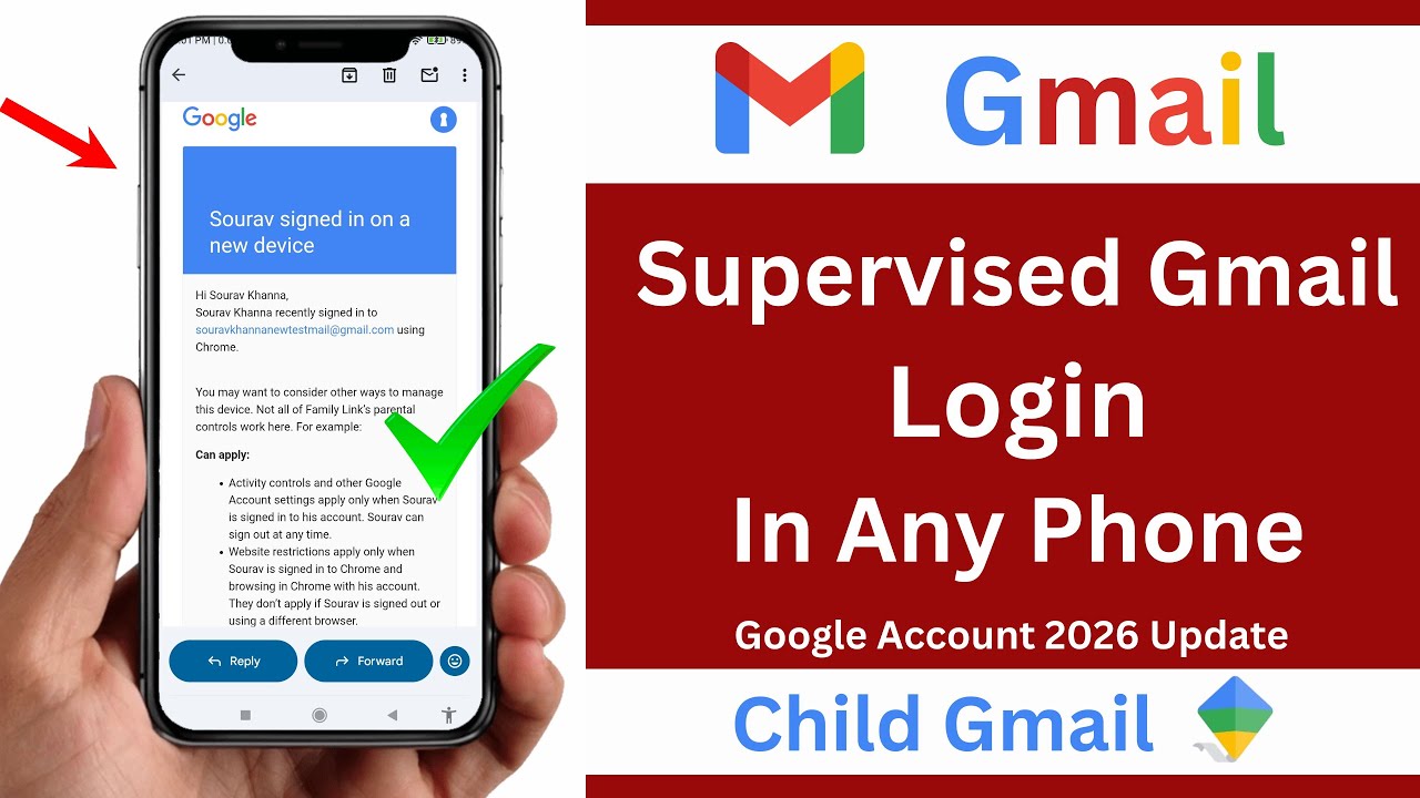 How to Login Gmail Child Account on a New Phone (Family Link)