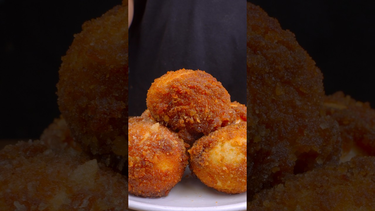 Crispy Deep Fried Eggs - The Ultimate Crunch! 🍳 #shorts