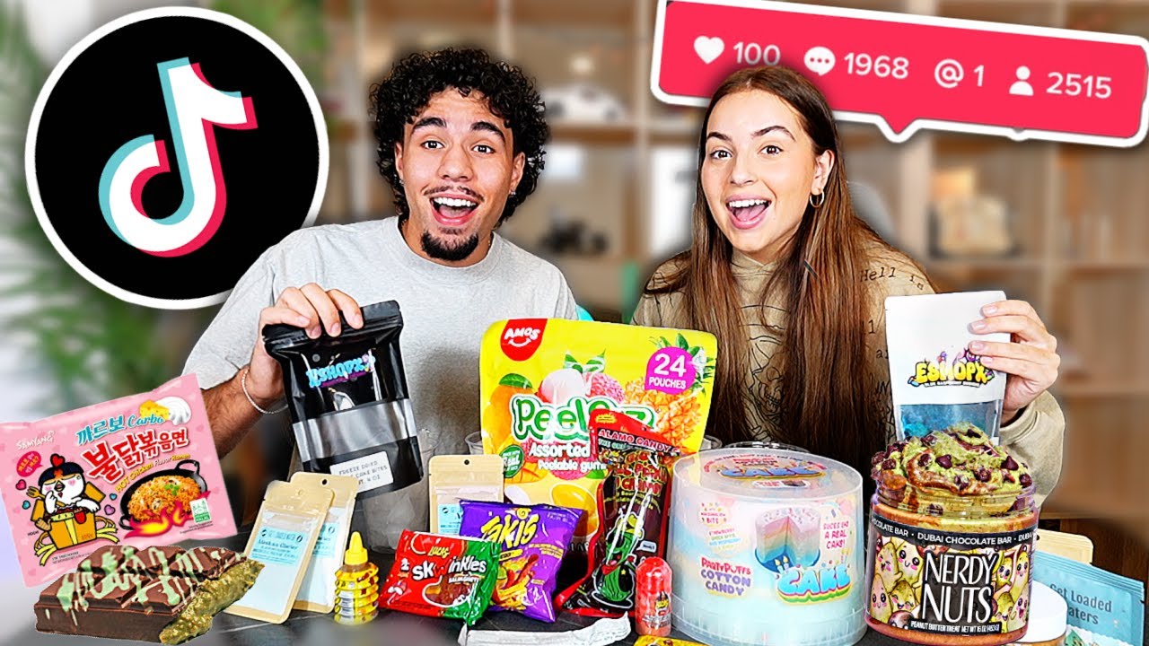 Пробуем ВИРУСНЫЕ закуски из магазина TikTok!!