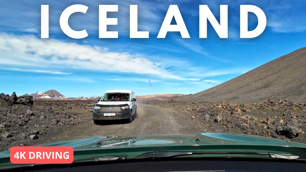 4K Drive to Dettifoss & Hljóðaklettar – Iceland’s Majestic Waterfalls & Canyon