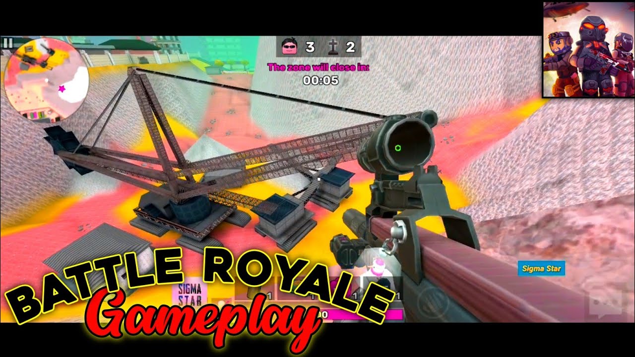 BATTLE ROYALE GAMEPLAY 🤓 | KUBOOM 3D | SIGMA STAR GAMING