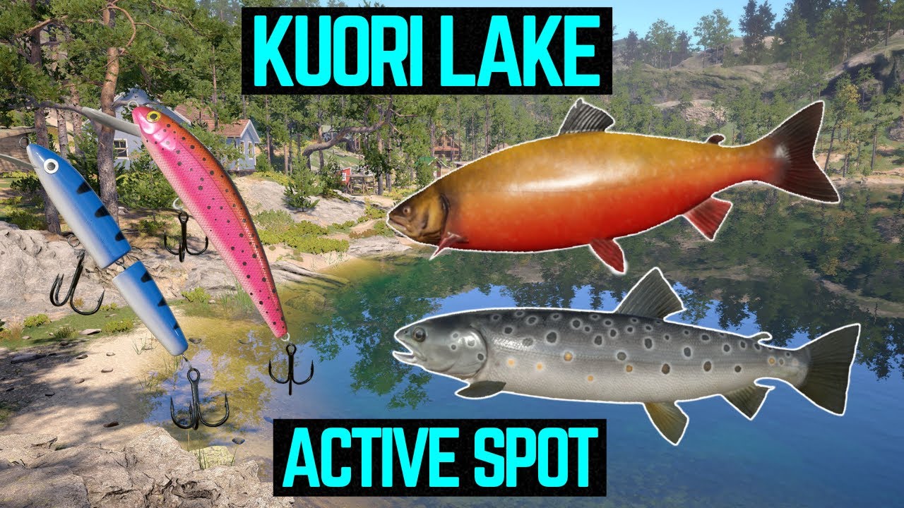 Russian Fishing 4 Kuori Lake ACTIVE Spot