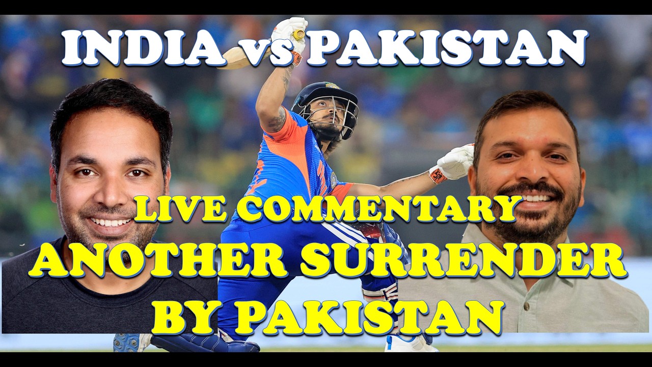 LIVE PAKISTAN SURRENDER COMMENTARY #indvspak #surrender #t20worldcup