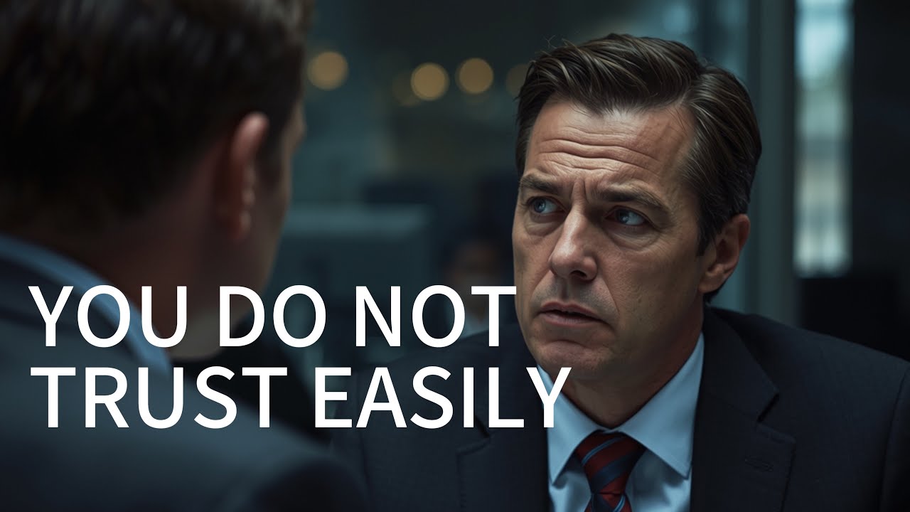 Why You Don’t Trust People Easily