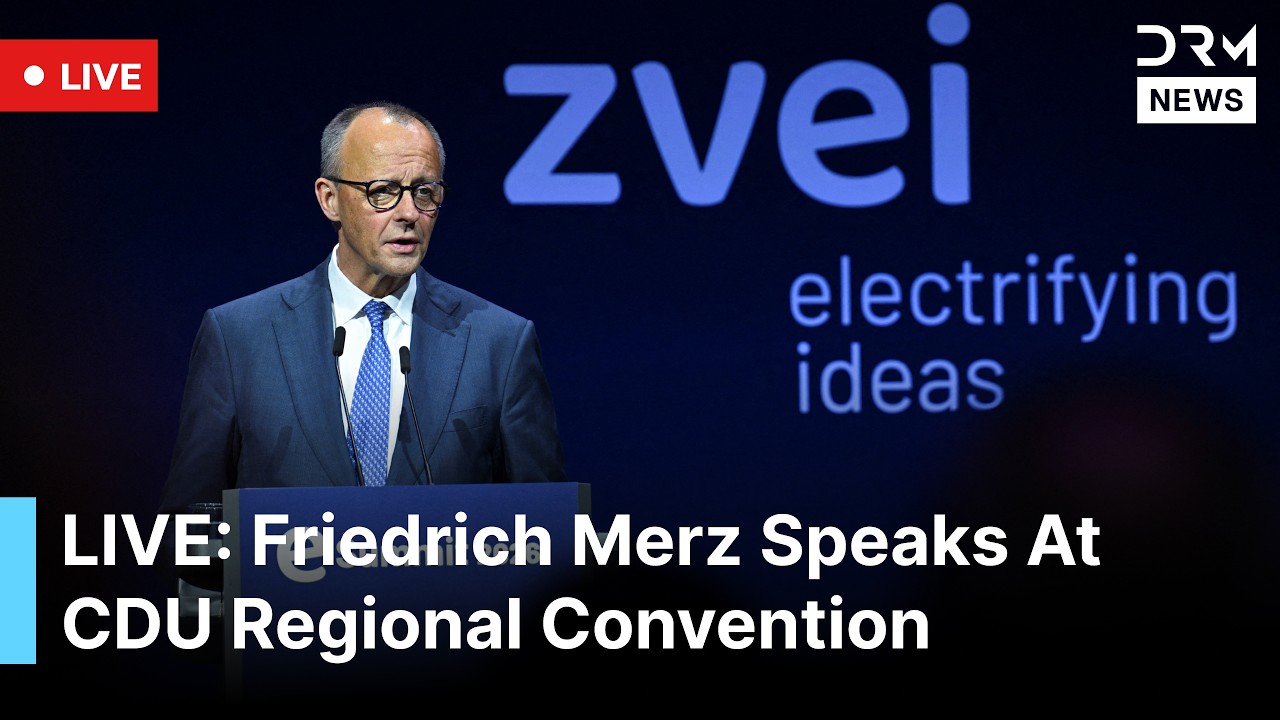 LIVE: Friedrich Merz Speaks At CDU Regional Convention | DRM News | AC1F