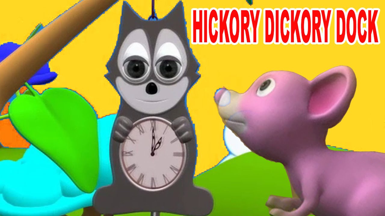 Hickory Dickory Dock Rhyme || Nursery Rhymes For Kids || Popular Kid's Songs