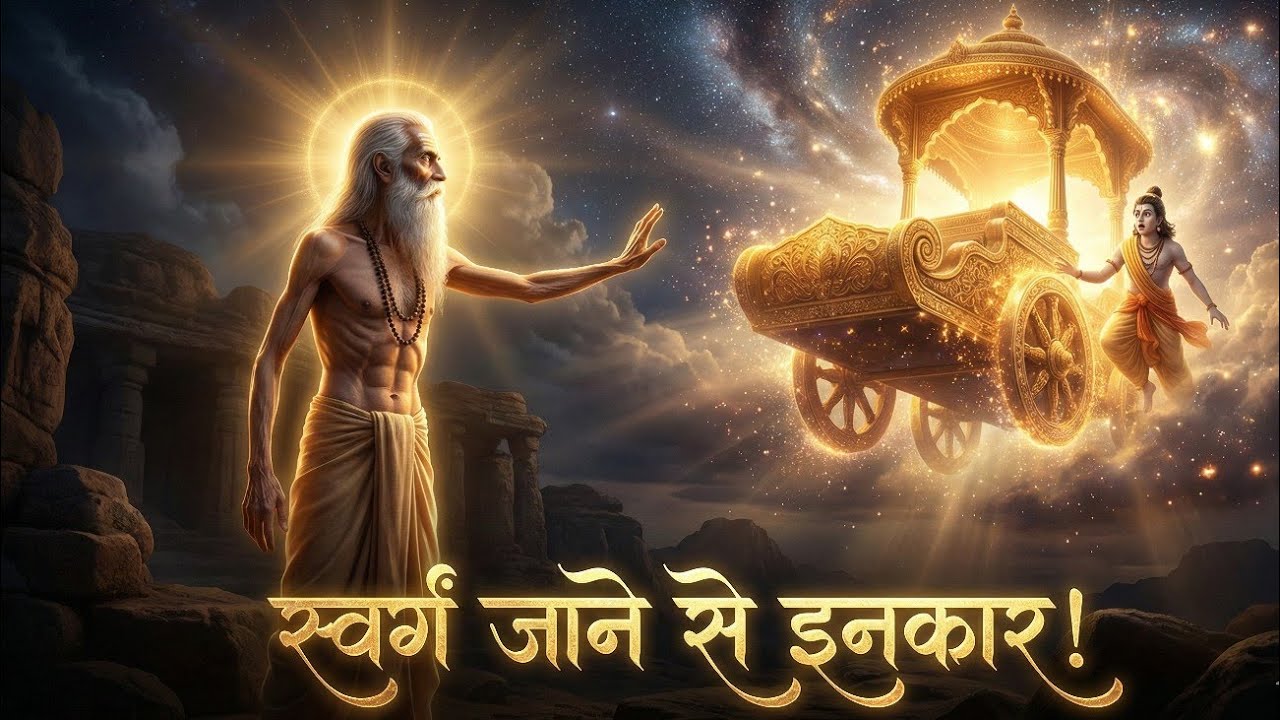 स्वर्ग को लात मारने वाला इकलौता ऋषि! क्यों मुद्गल ने ठुकराया इंद्र का स्वर्ण-विमान  #RishiMudgala