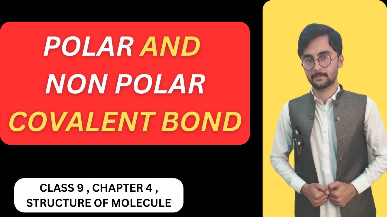 POLAR AND NON POLAR COVALENT BOND || CHAPTER 4 || CLASS 9 CHEMISTRY