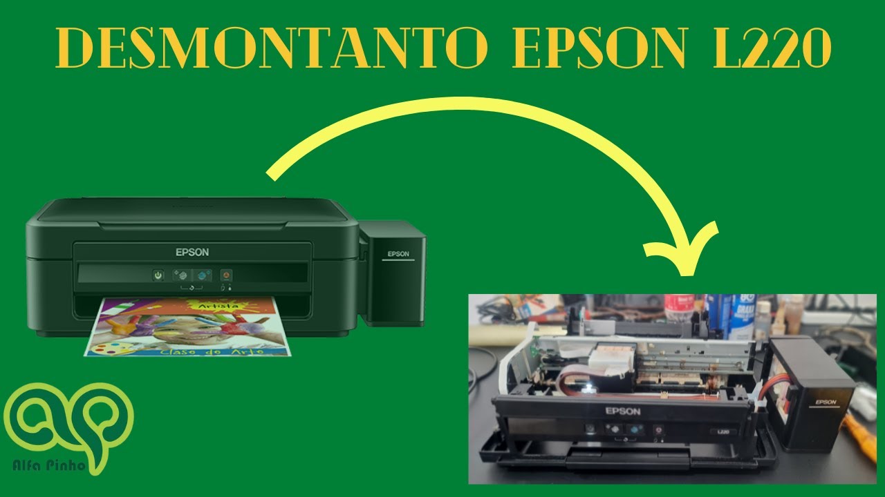 Como desmontar Epson L220.