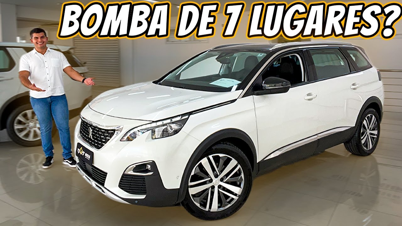 Peugeot 5008 Griffe Pack 2020 - O carro 7 lugares mais EQUIPADO até 200 mil