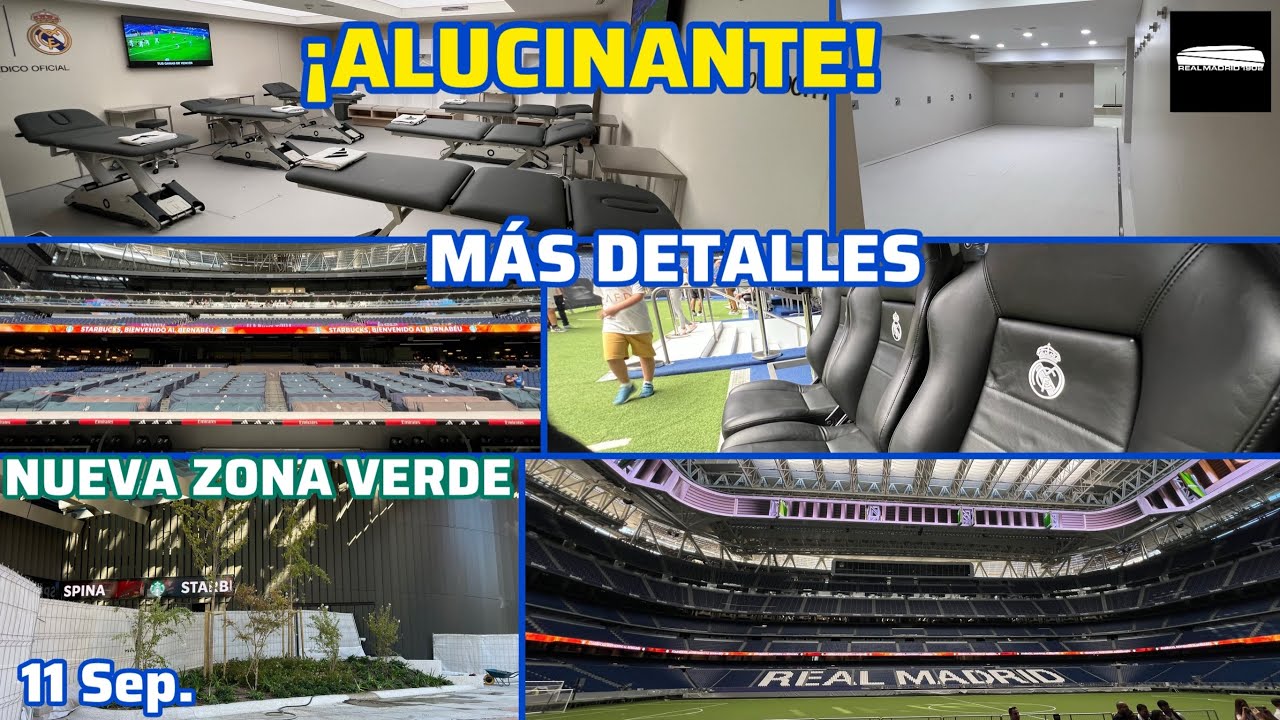 11 Sep. EL BERNAB&Eacute;U SE PREPARA PARA EL DEBUT EN CHAMPIONS. ACABADOS DE OTRO NIVEL.