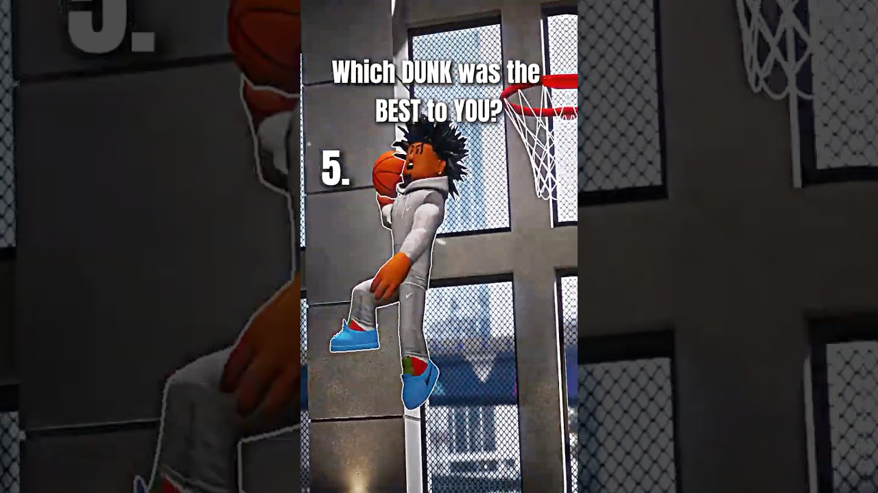 Who yall think had the BEST dunk?😭🙏 #practicalbasketball #wittyyb  #roblox #Robloxbasketball