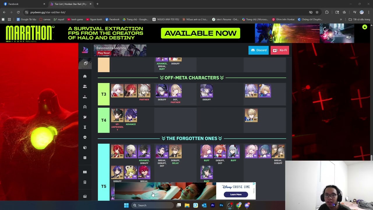 Cuối Cùng Em Hân Bi Đã Được Về Đúng Vị Trí - Tier List Prydwen 4.0