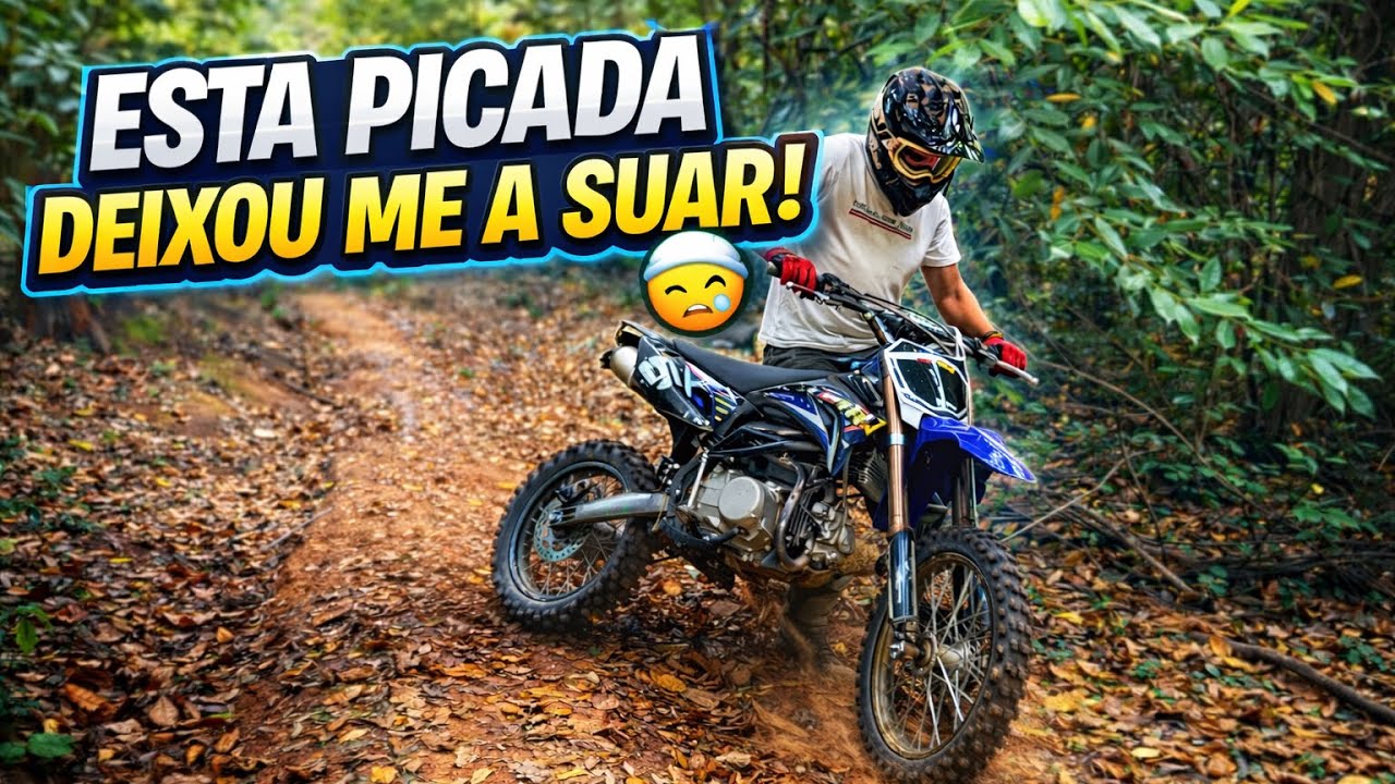 PICADA QUE ME ENERVOU ! Atomic xr 160 | MILTON 