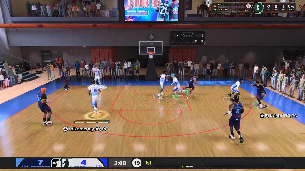 NBA 2K26 with the guys with a good statline
