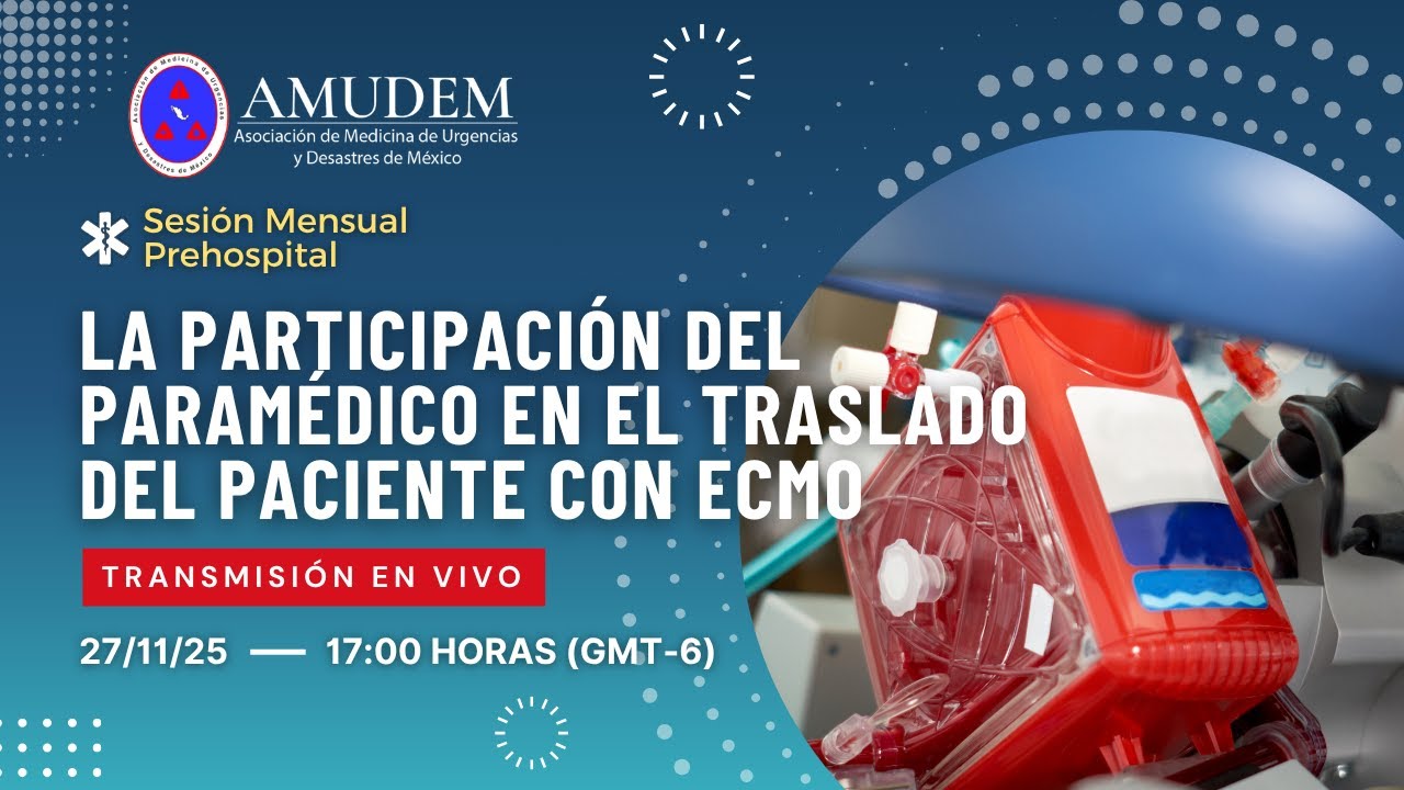 La participación del paramédico en el traslado del paciente con ECMO