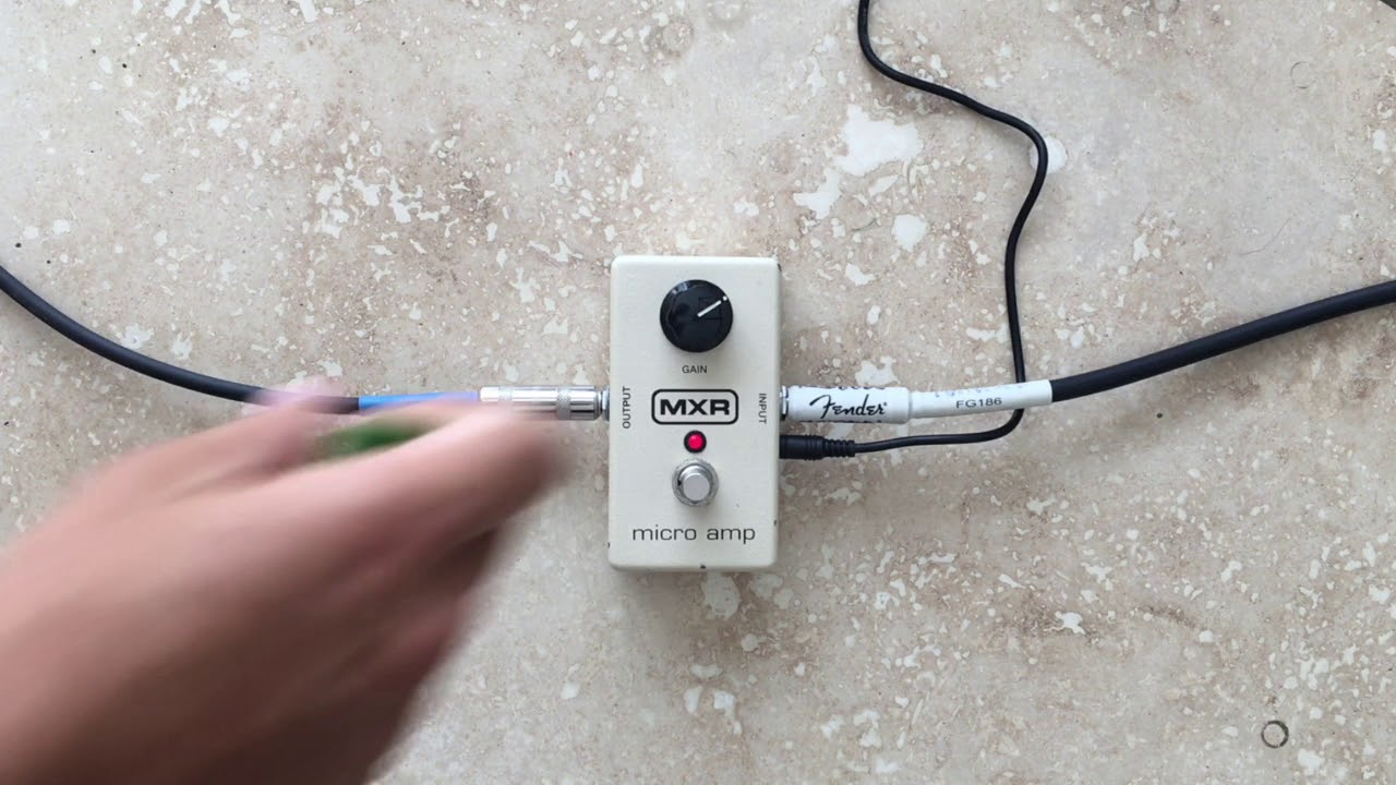 MXR Micro Amp Demo